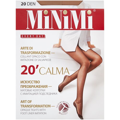 Колготки MiNiMi CALMA 20 размер 2, nero (Черный)