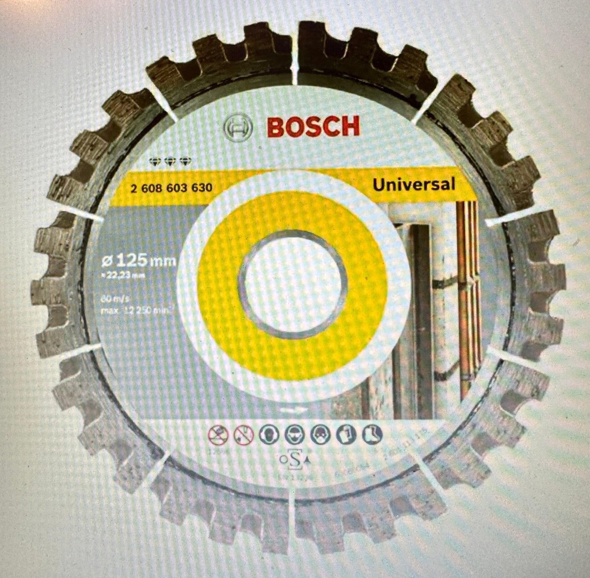 Диск отрезной алмазный Bosch Bf Universal 125-22,23 2608603630