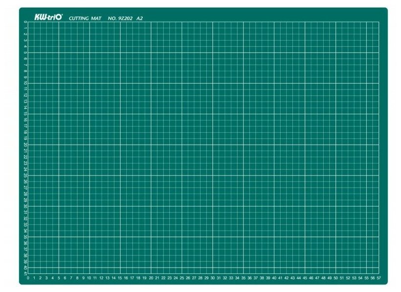 Подкладка для резки Kw-Trio 9Z202 A2 600x450мм зеленый 9Z202 A2 600Х450ММ (по 1шт) .