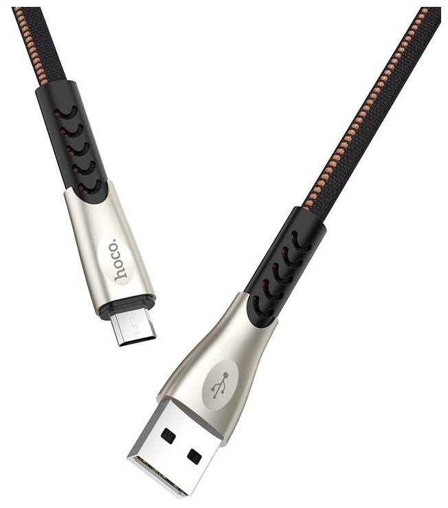 USB Кабель Micro, HOCO, U48, черный