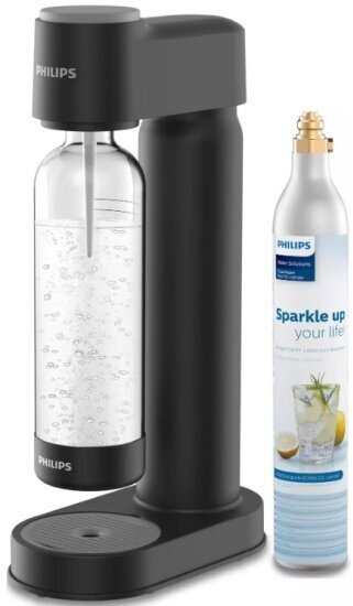 Сифон для газирования Philips c цилиндром CO 2, ADD4901BK/10, Black