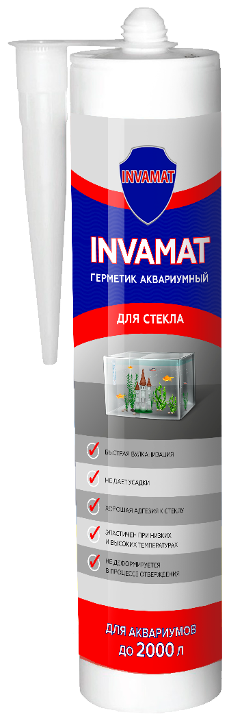 Герметик аквариумный для стекла 800 310 мл черный