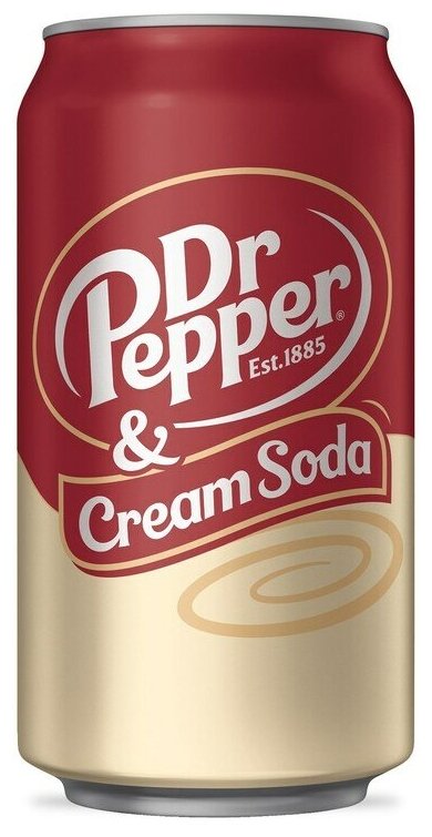 Dr.Pepper Cream Soda 0,355л В упаковке 12 шт. - фотография № 2