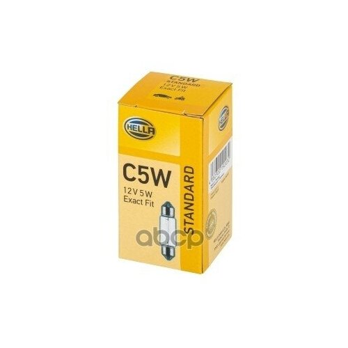 Лампа HELLA галогеновая C5W SV8.5 5W BEHR-HELLA 8GM 002 092-121 | цена за 1 шт