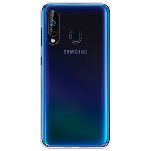 Чехол на Samsung Galaxy A60 / Самсунг Галакси А60 прозрачный силиконовый чехол на samsung galaxy a60 самсунг галакси а60 каблучки прозрачный