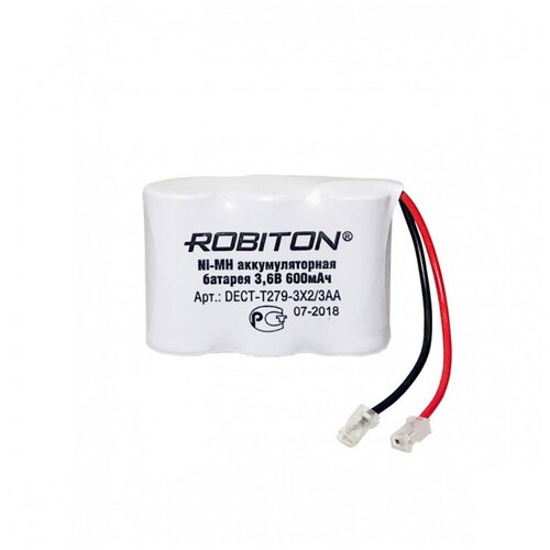 Аккумулятор ROBITON для радиотелефона DECT-T279-3X2/3AA robiton аккумулятор robiton ni mh aaa 900mah bl10 10шт 900mhaaa 1