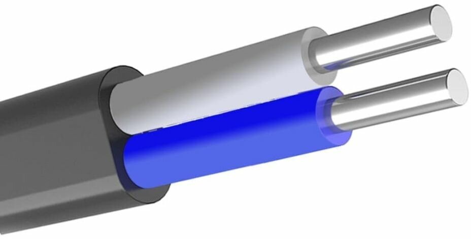 Кабель АВВГ-п 2х10 Ч ОК (N) 0.66кВ (бухта) (м) Альгиз К ФР-00000416