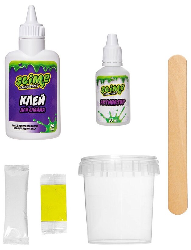 Slime лаборатория 100 гр., Cream Волшебный мир - фото №3
