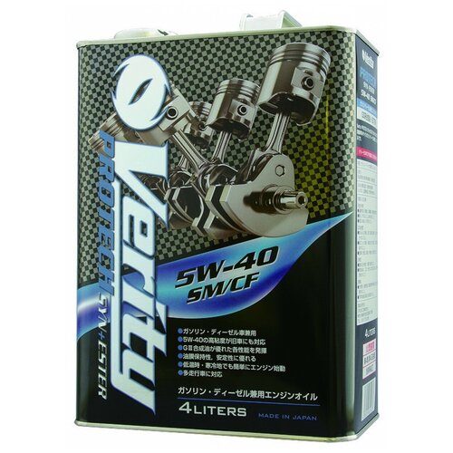Синтетическое моторное масло VERITY Protech Synthetic+ESTER 5w40 SM/CF 4л