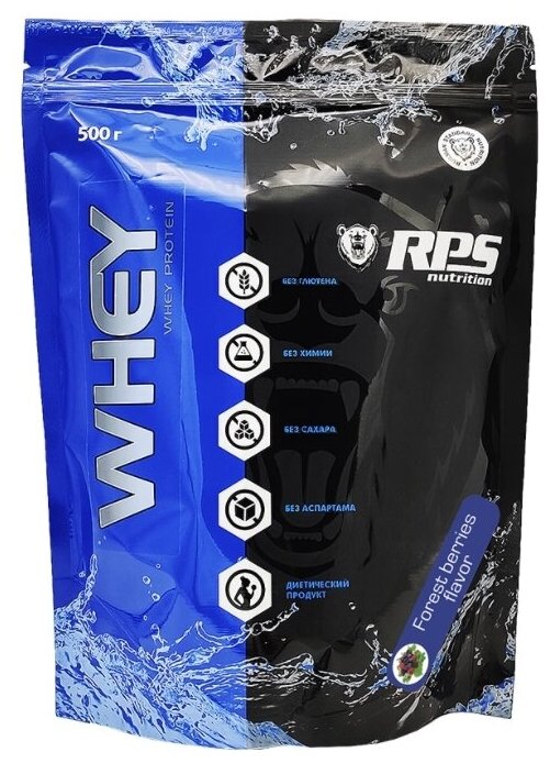 RPS Nutrition Whey Protein - 500 грамм, лесные ягоды