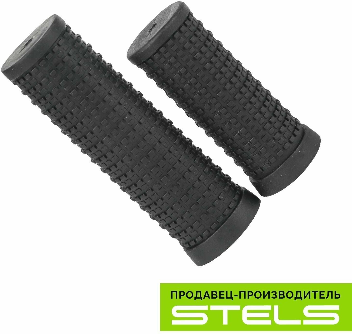 фото Грипсы руля велосипеда, черные, не скользят HIT+