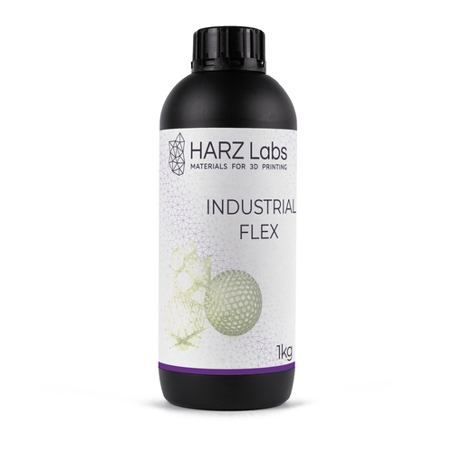 HARZ Labs Фотополимерная смола HARZ Labs Industrial Flex, натуральный (1000 гр) фотополимерная смола harz labs industrial pp like черный 500 гр