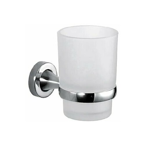 Держатель со стаканом Frud R151 R15106, белый/хром