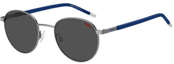 Солнцезащитные очки HUGO, овальные, оправа: металл, с защитой от УФ