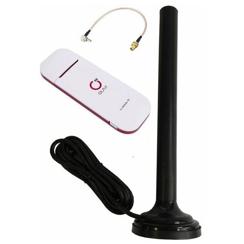 wi fi usb модем olax u90h e с антенной крокс 2м кабель комплект интернета в авто Wi-Fi USB-модем Olax U90h-e с автомобильной антенной с К. У. 10dBi + 3м. кабель
