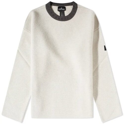 Шерстяной свитер Stone Island Shadow Project Contrast Collar Crew Knit, размер M