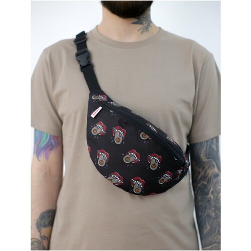 Сумка поясная Oldy, черный