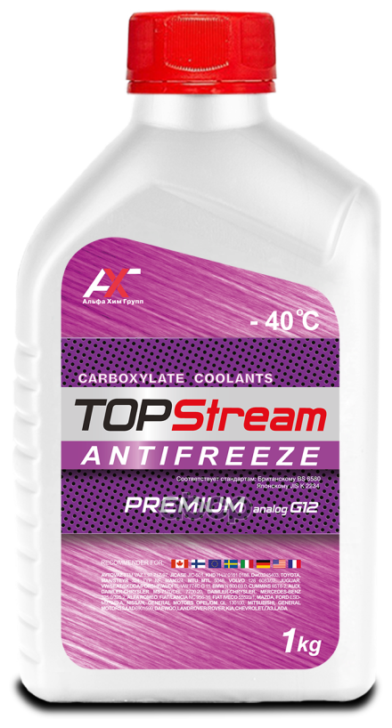 Антифриз Topstream Premium G12 1 Л TOPStream арт. ATS00001