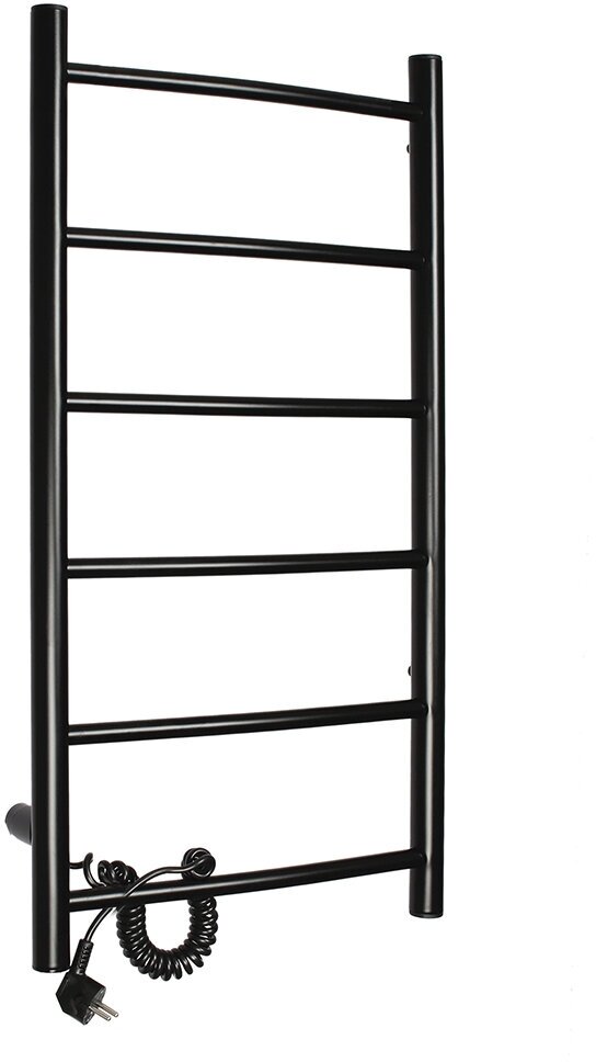 Полотенцесушитель электрический Domoterm DMT 109-6 40х80 ЧРН EK L