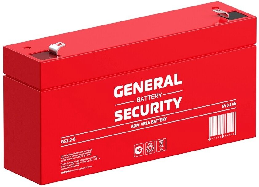 Аккумулятор General Security GS 32-6