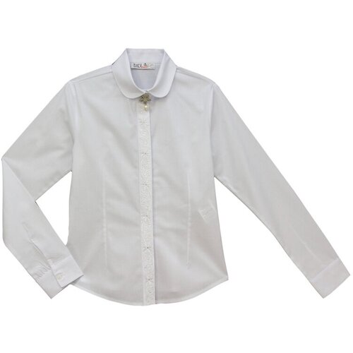 Школьная блуза BADI JUNIOR, размер 158, белый