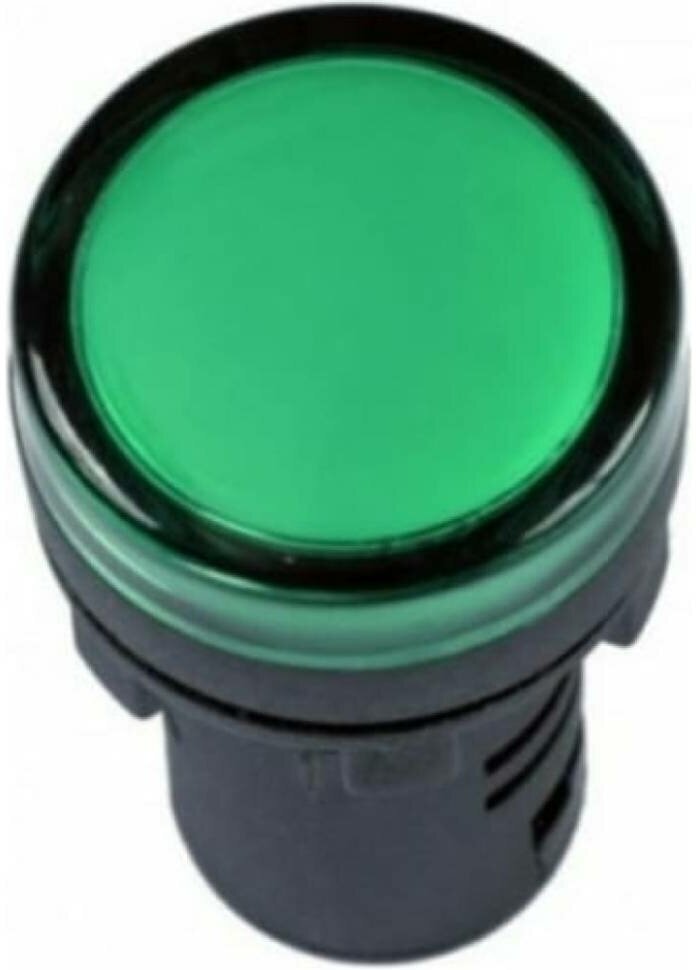 Лампа AD-22DS(LED)матрица d22мм зеленый 230В TDM SQ0702-0004 (1 шт.) - фотография № 2