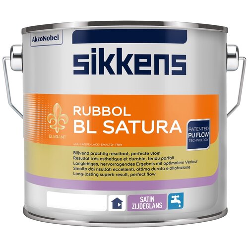 SIKKENS RUBBOL BL SATURA универсальная краска, полуматовая, BS W05 (1л)