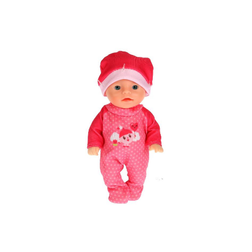 Пупс Карапуз Малышарики Нюшенька 12 см, Y12BB-NUSHA-BL-RU розовый куклы и одежда для кукол карапуз интерактивный пупс малышарики нюшенька 30 см