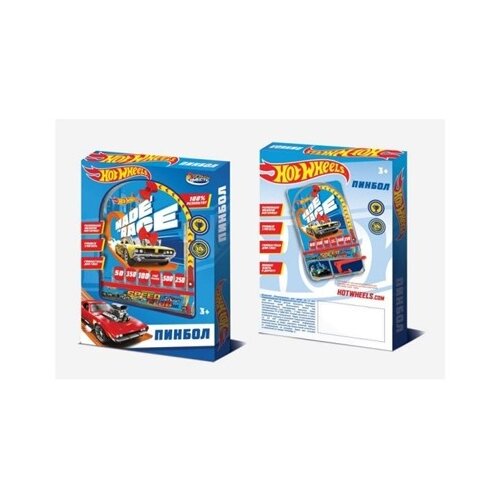 Настольная игра Играем вместе Пинбол. Hot Wheels