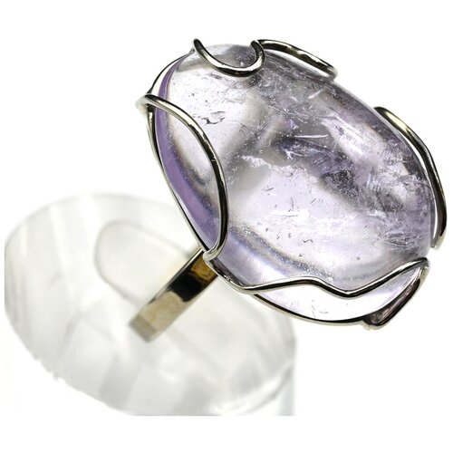 Кольцо, аметист, размер 19, фиолетовый кольцо formygirl аметист размер 19 фиолетовый