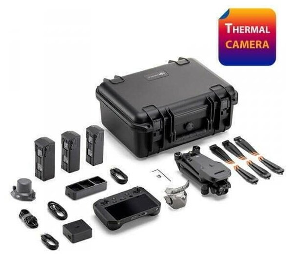 Квадрокоптер DJI Mavic 3T Plus Combo Thermal с тепловизором и камерой / подходит для экстремальных условий