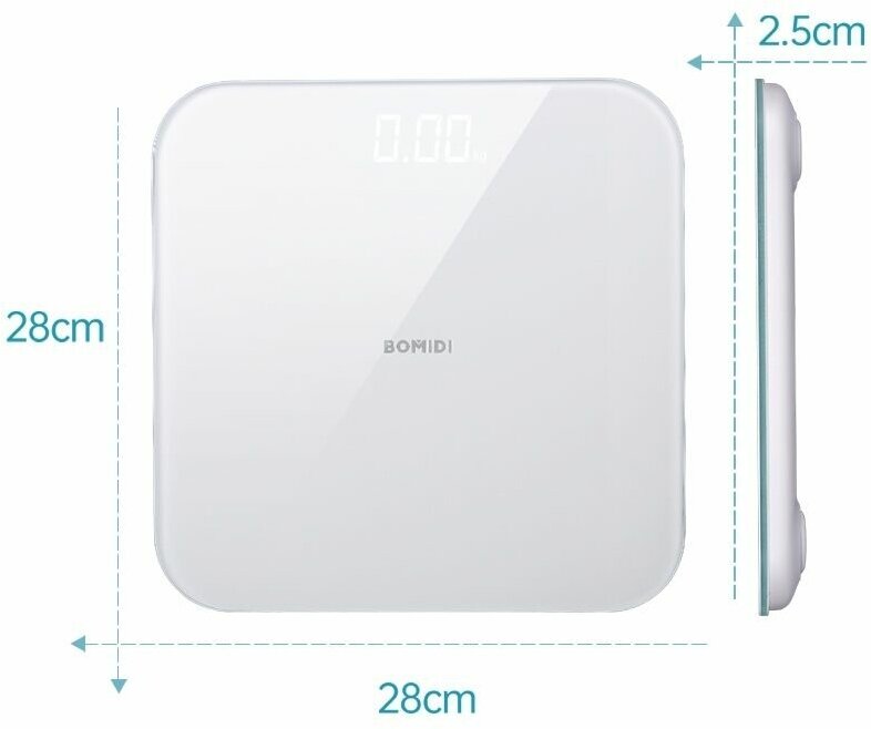 Напольные весы Xiaomi Bomidi Smart Body Weight Scaling W1 - фотография № 2