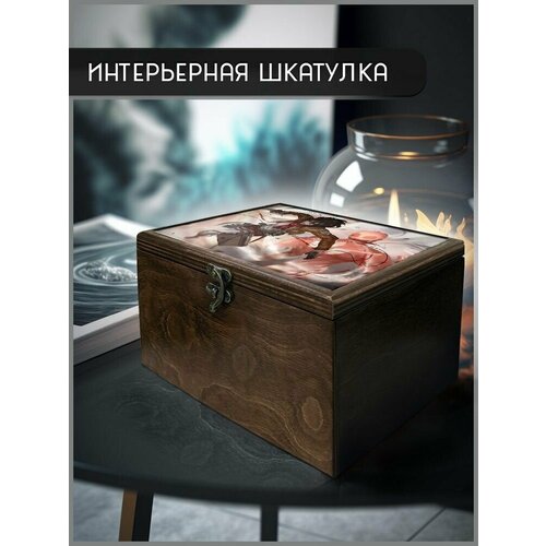 Шкатулка интерьерная для украшений универсальная 22x17x12 см Attack on Titan Аниме - 3