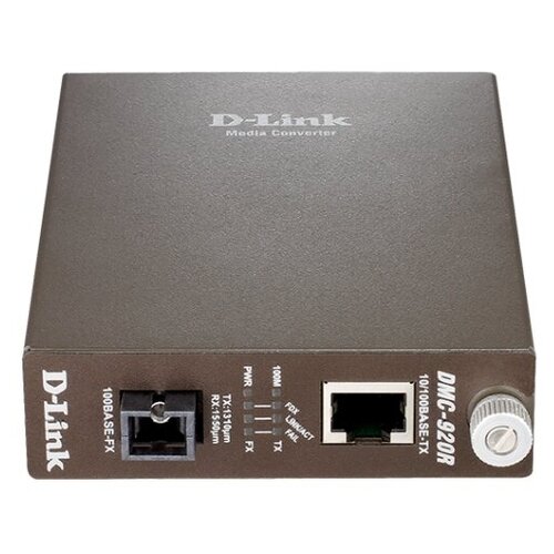 Медиаконвертер D-Link DMC-920R/B10 медиаконвертер d link dmc 300sc dmc 300sc d8a 1x10 100base tx 1x100base fx sc multimode 2km