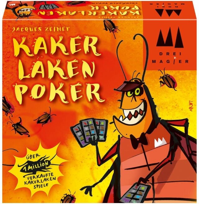 Настольная игра "Kaker laken poker" (Тараканий покер) (правила на англ. языке)