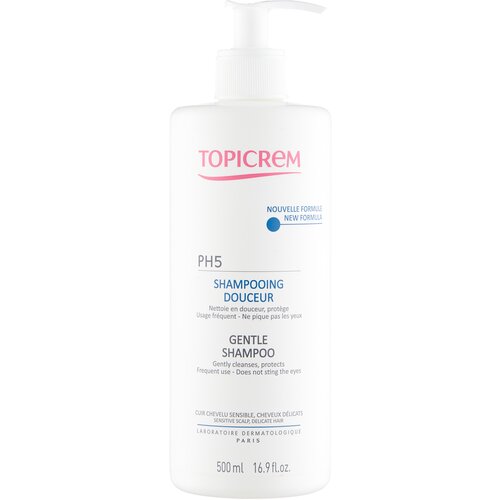 Topicrem шампунь мягкий PH5 Gentle Milk Shampoo, 500 мл