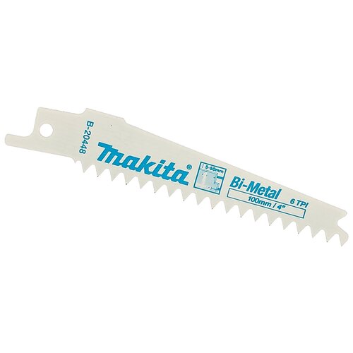 пильное полотно для сабельной пилы makita b 20448 100 мм 5 шт Пильное полотно для сабельной пилы Makita B-20448, 100 мм, 5 шт.