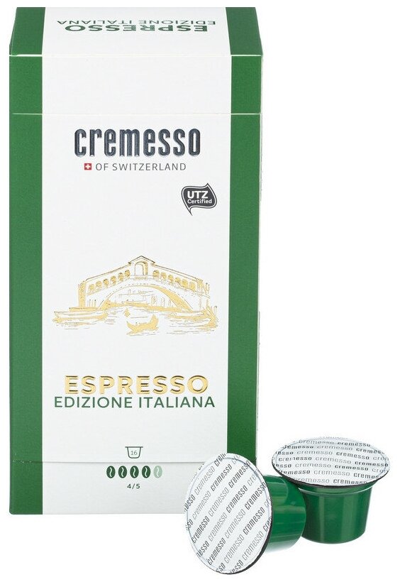 Кофе в капсулах Cremesso Espresso Italiano 16 порций - фотография № 4
