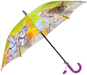 Зонт-трость полуавтомат детский Rain Lucky 920-1 LACN со свистком