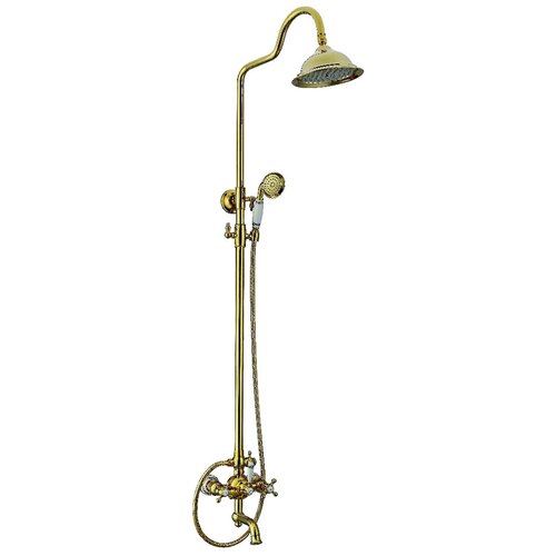 фото Душевая стойка seaman barcelona ssl-5523-antique gold, золото