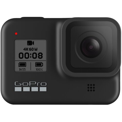 Экшн-камера GoPro HERO8 CHDHX-801, 12МП, 3840x2160, 1220 мА·ч, black edition экшн камера gopro hero8 black chdhx 801 rw