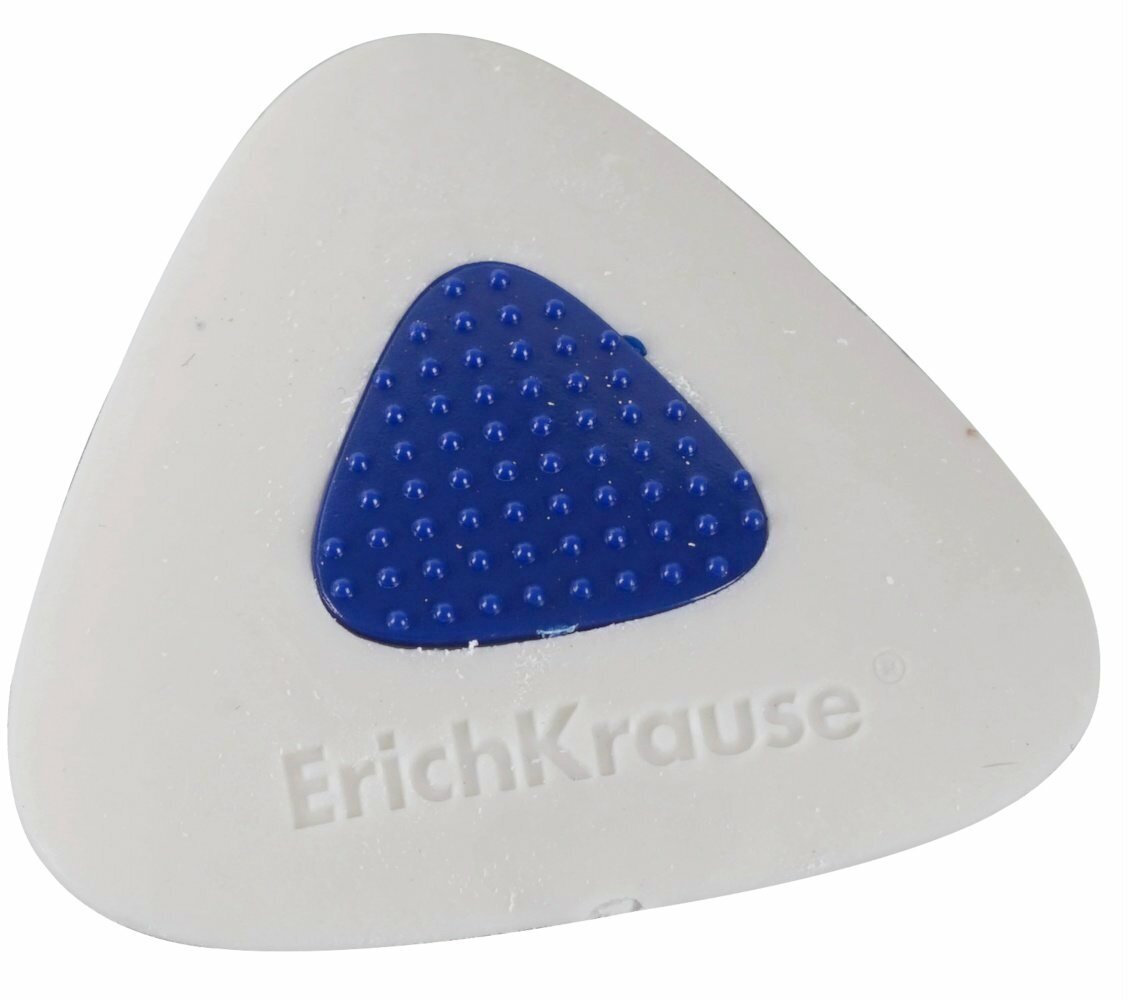 Ластик Термопластичная резина Erich Krause с пластиковым держателем Smart Triangle - фото №4