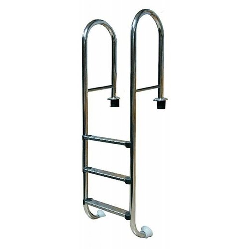 Лестница усиленная 2 ступени с накладкой люкс нержавеющая сталь AISI-304 узкий борт Pool King MRO202 цена - за 1 шт 23477₽