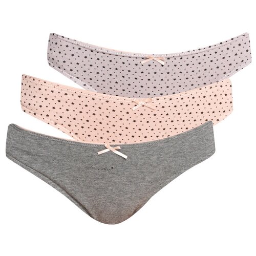 фото Твое набор трусов слипы низкой посадки, 3 шт., размер xs, мультицвет