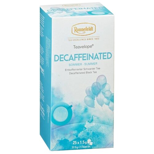 Чай черный Ronnefeldt Teavelope Decaffeinated в пакетиках, 25 пак.