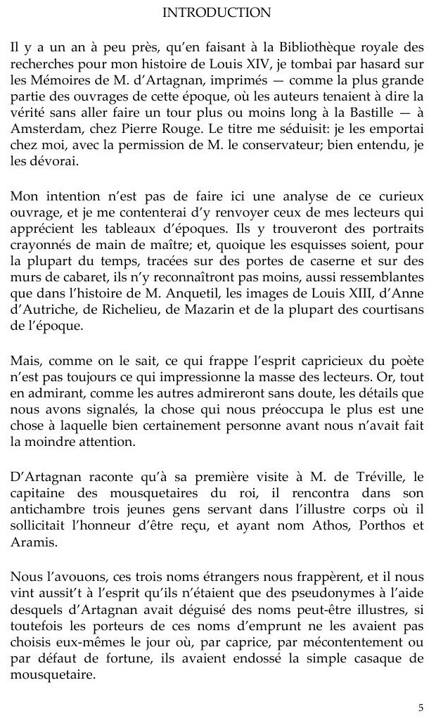 Les Trois Mousquetaires. Tome I. Roman d`aventures en francais. 1844 = Три мушкетера. Том I. Приключенческий роман на французском языке - фото №6