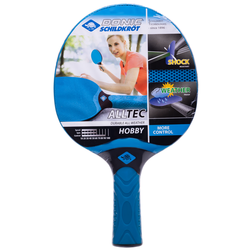 фото Ракетка для настольного тенниса donic-schildkroet alltec hobby синий