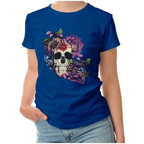 фото Футболка roly, размер l, синий