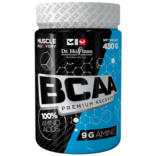 Аминокислотный комплекс Dr. Hoffman BCAA 8000, бабл гам, 450 гр. dr hoffman bcaa 8000 mg вишня 450 г