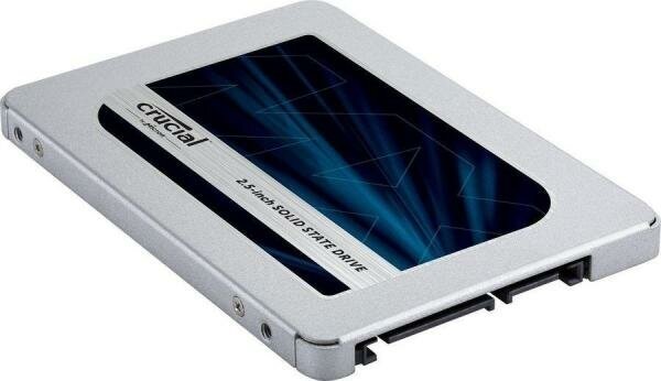 Твердотельный накопитель SSD 2.5 250 Gb Crucial CT250MX500SSD1 Read 560Mb/s Write 510Mb/s 3D NAND TLC
